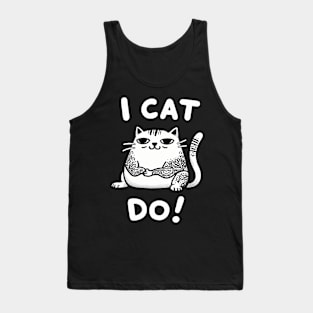 I Cat I do Tattoo Cat Tank Top